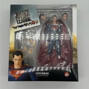 MAFEX 057 DC Superman 16cm Action Figure - Justice League Model BJD Toy